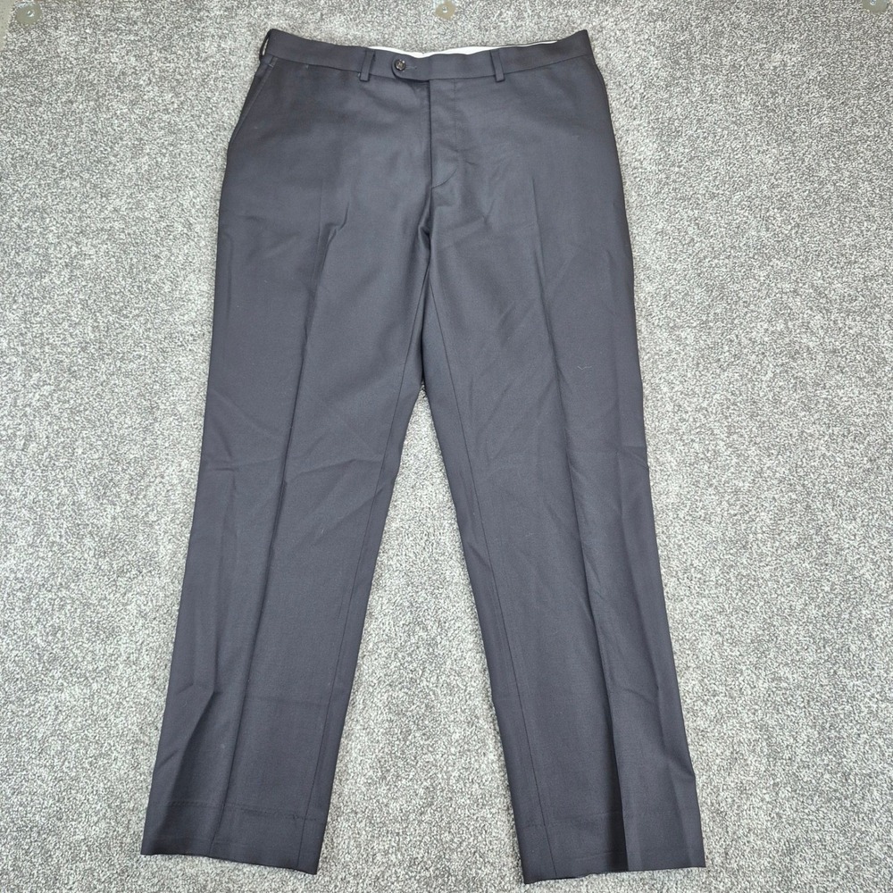 Suitsupply Sienna Int Wool Trousers Mens 34x29 Black Dress Pants